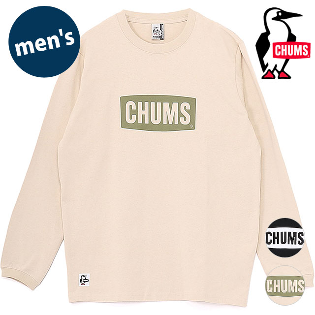 チャムス CHUMS チャムスロゴブラッシュドロングスリーブTシャツ [CH01