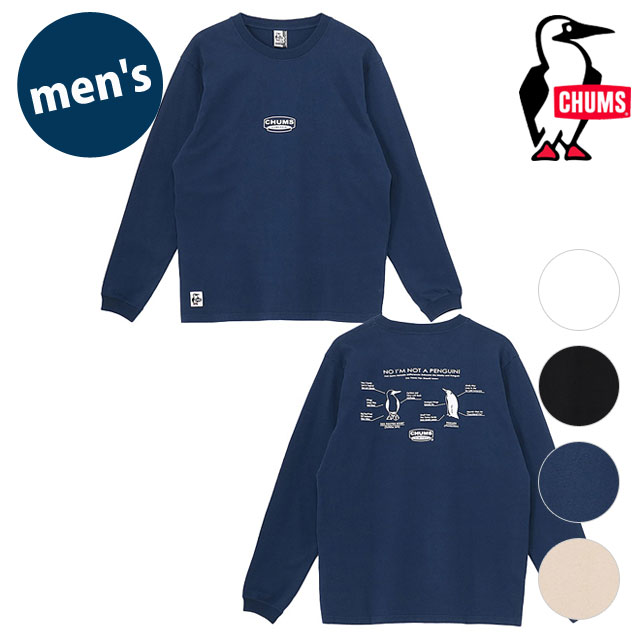 チャムス CHUMS チャムスリミテッドブラッシュドロングスリーブTシャツ [CH01-2660 FW25] M Chums Limited Brushed L/S T-Shirt メンズ トップス カットソー 長袖 USAコットン 正規取扱店