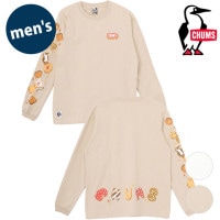 チャムス CHUMS ブービークッキーズブラッシュドロングスリーブTシャツ [CH01-2661 FW25] M Booby Cookies Brushed L/S T-Shirt メンズ トップス 