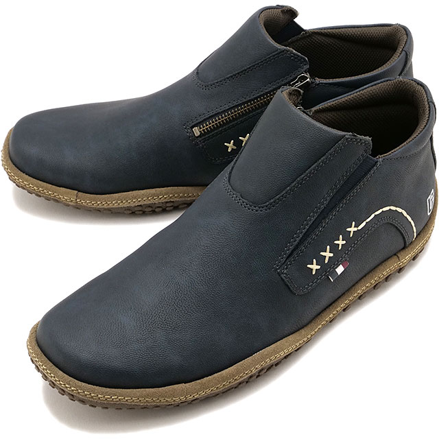 コンカラー シューズ conqueror shoes スニーカー フォギー ウォーターテックス [25FW-FG01 FW25] FOGGY WATER-TEX メンズ 靴 カジュアルシューズ スリッポン 防水 NAVY 正規取扱店