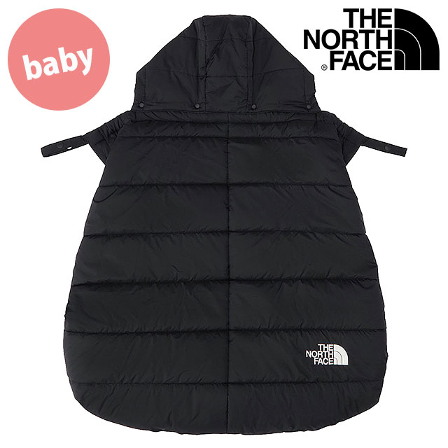 ザ・ノース・フェイス THE NORTH FACE ベビーシェルブランケット [NNB72501-K FW25] Baby Shell Blanket 男の子・女の子 TNF アウトドア ベビー用品 2WAY 中綿入り 抱っこ紐 ベビーカー装着可 ブラック 正規取扱店