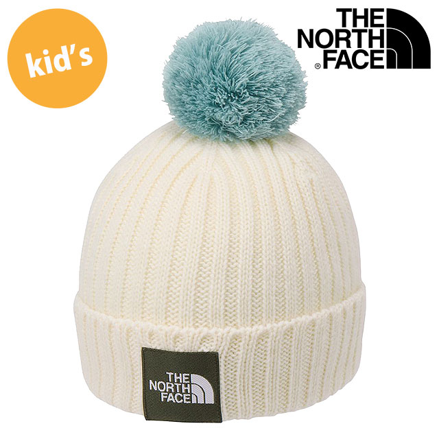 ザ・ノース・フェイス THE NORTH FACE ニットキャップ キッズポンポンカプッチョ [NNJ42307-WD FW25] Kids' Pom Pom Cappucho 男の子・女の子 TNF アウトドア 子供用 帽子 ニット帽 フリーサイズ ホワイトデューン 【メール便配送】 正規取扱店