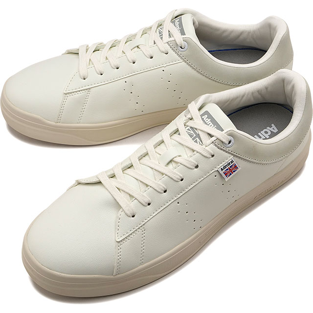 アドミラル Admiral スニーカー ケンブリッジ [AD828 FW25] CAMBRIDGE メンズ・レディース 靴 カジュアルシューズ 抗菌防臭インソール White/Gray 正規取扱店