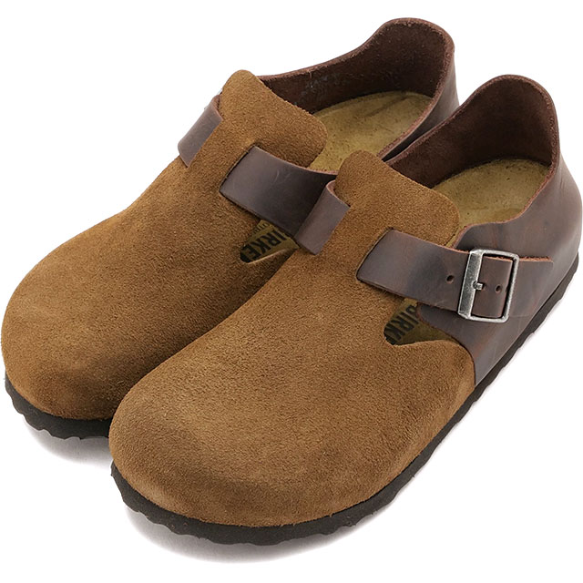 ビルケンシュトック BIRKENSTOCK レザーシューズ ロンドン [1030188 FW25] LONDON レディース 靴 ドイツ製 コンフォートシューズ 健康シューズ DARK-TEA | MIXED-LEATHER 正規取扱店