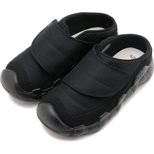 キーン KEEN スニーカー チルドレン ハイパウザー ラップ [1031409 FW25] CHILDREN HYPOWSER WRAP キッズサイズ 子供靴 スリッポン シューズ BLACK/BLACK 正規取扱店
