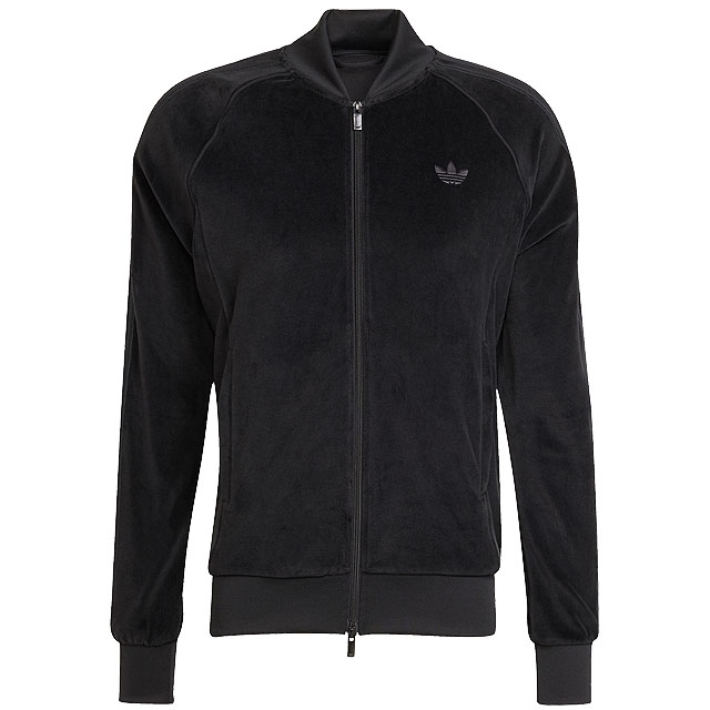 adidas original | ベロア トラックジャケット ブラック adidas Originals＞ベロア トラックジャケット
