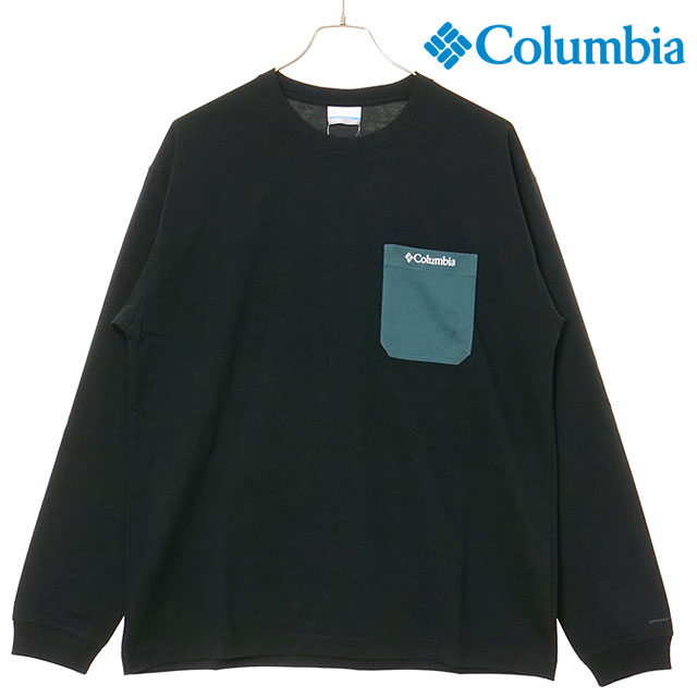 コロンビア Columbia ヤングストリートロングスリーブクルー [PM0898-012 FW25] Yonge Street Long Sleeve Crew メンズ トップス カットソー 長袖Tシャツ 速乾 アウトドア Black 【メール便配送】 正規取扱店