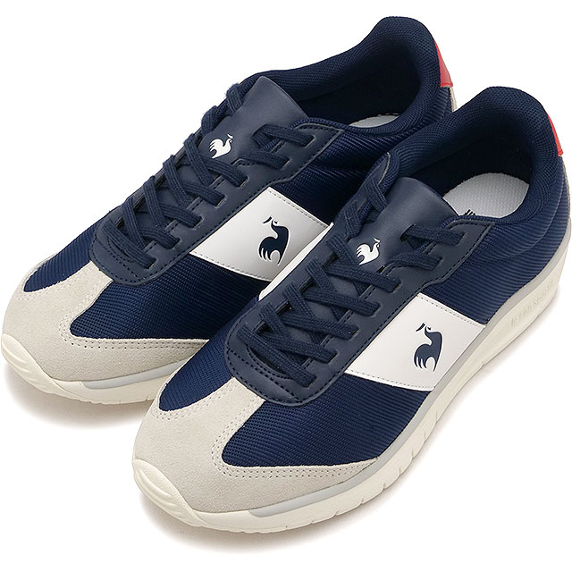 【SALE】ルコック le coq sportif スニーカー LCS クオーツ [LU5FSN50UZ FW25] LCS QUARTZ レディース 靴 シューズ NVRD ネイビー/レッド 正規取扱店【ts】