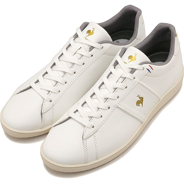 ルコック le coq sportif スニーカー LCS シャトー III [LU5FSN54UZ FW25] LCS CHATEAU III レディース 靴 コートシューズ WHGD ホワイト/ゴールド 正規取扱店