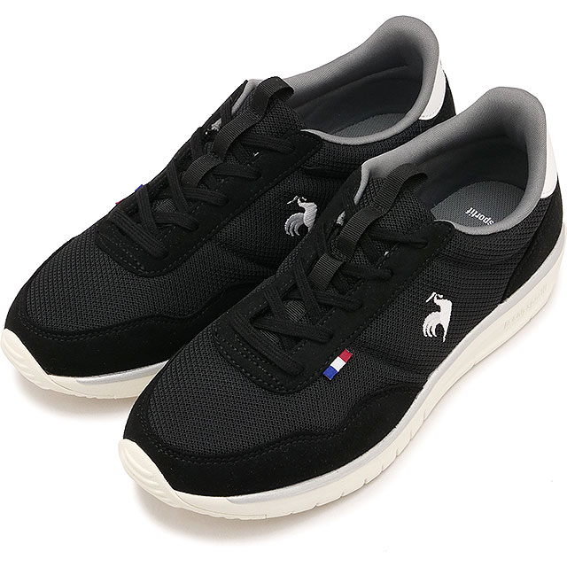 ルコック le coq sportif スニーカー LCS クオーツ ES [LU5FSN67LZ FW25] LCS QUARTZ ES レディース 靴 シューズ 軽量 BKWH ブラック/ホワイト 正規取扱店