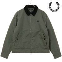 フレッドペリー FRED PERRY コットン カバンジャケット [J8535-W19 FW25] COTTON CABAN JACKET メンズ アウター トラックトップ ブルゾン LAUREL-W