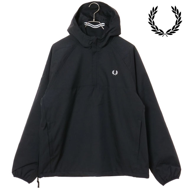 【SALE】フレッドペリー FRED PERRY メンズ トレーニングスモックジャケット [J1308-102 FW25]　フレッド・ペリー FREDPERRY TRAINING SMOCK JACKET アウター アノラックジャケット ミリタリー BLACK 正規取扱店【ts】