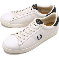 フレッドペリー FRED PERRY スニーカー スペンサーレザー [B4334-303 FW25] SPENCER LEATHER メンズ・レディース 靴 シューズ SNOW-WHITE 正規取扱店