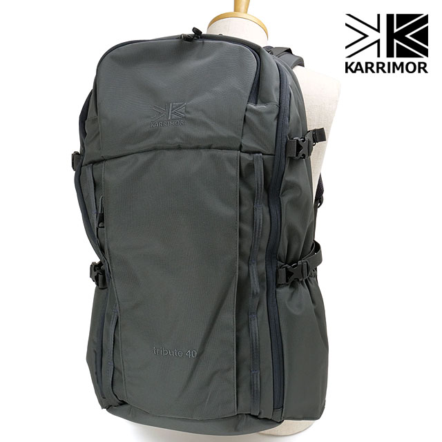 カリマー KARRIMOR リュック トリビュート 40 [501233-1210 FW25] 40L tribute 40 メンズ・レディース 鞄 アウトドア バックパック デイパック Dark-Charcoal 正規取扱店