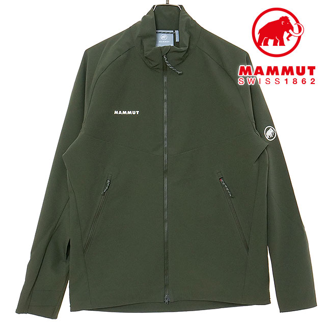 マムート(MAMMUT)マサオ ライト 2.0 カーキ(ダークマッシュ)L　新品 マムート MAMMUT Macun 2.0 SO Hooded Jacket AF Men dark-marsh [1011