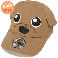 ニューエラ NEW ERA キッズキャップ 9TWENTY アニマル ドッグ [14671709 FW25] CLD920 ANIMAL DOG 男の子・女の子 帽子 子供 チャイルド カーキ 正規取