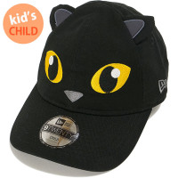 ニューエラ NEW ERA キッズキャップ 9TWENTY アニマル キャット [14671710 FW25] CLD920 ANIMAL CAT 男の子・女の子 帽子 子供 チャイルド ブラック 正