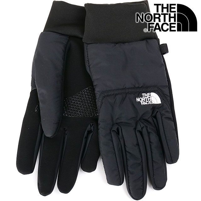 ザ・ノース・フェイス THE NORTH FACE ヌプシイーチップグローブ [NN62520-K FW25] Nuptse Etip Glove メンズ・レディース TNF アウトドア 手袋 スマホ対応 フリースグローブ ブラック 【メール便配送】 正規取扱店