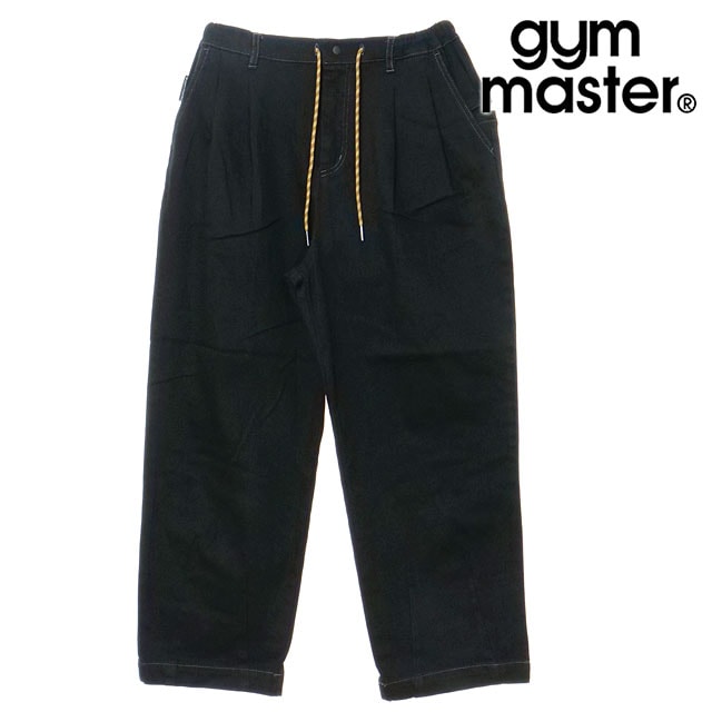 ジムマスター GYM MASTER 10ozストレッチカツラギツータックパンツ [G621747-05 FW25] メンズ ボトムス ロングパンツ クライミングパンツ ブラック(カツラギ) 正規取扱店