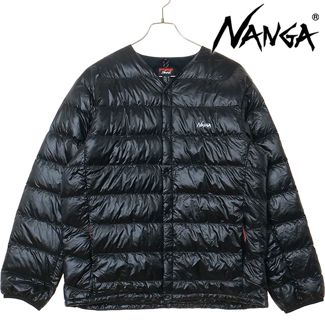 ナンガ NANGA セブンデイズ インナーダウンカーディガン [N2530-0I061A FW25] 7DAYS INNER DOWN CARDIGAN メンズ ライトアウター ブルゾン Vネック BLK 正規取扱店
