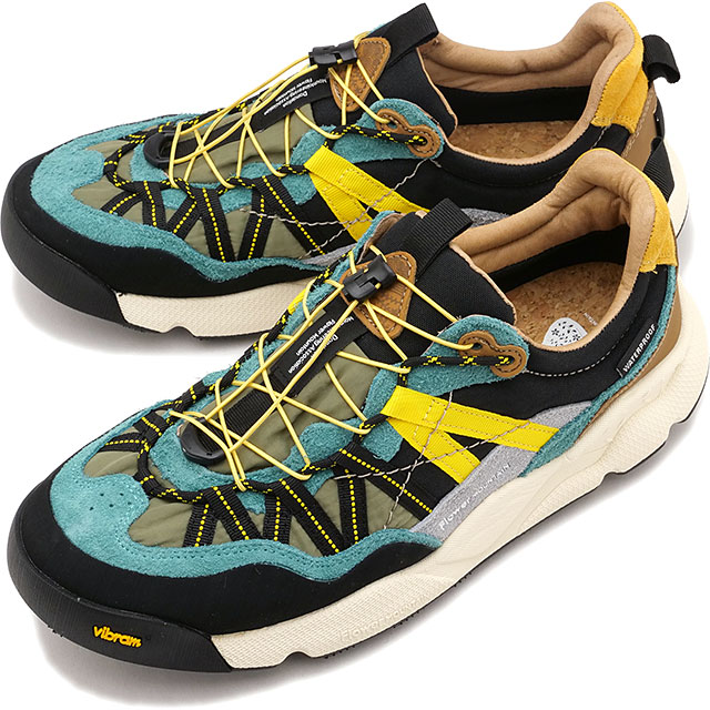 フラワーマウンテン Flower MOUNTAIN スニーカー イワノツー [FM100013 FW25] IWANO2 メンズ 靴 トレッキングシューズ ビブラムソール アウトドア Dark-gray/Blue 正規取扱店