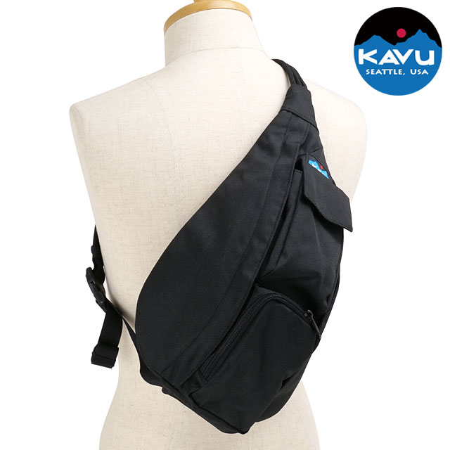 カブー KAVU ショルダーバッグ ミニロープスリング [19810918 FW25] 4L Mini Rope Sling メンズ・レディース 鞄 ボディバッグ ワンショルダー Raven 正規取扱店