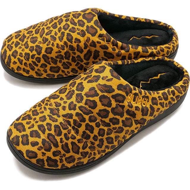 コラボ マナスタッシュ MANASTASH クロッグサンダル スブ サンダル レオパード [792-5993003 FW25] SUBU×MANASTASH SANDAL LEOPARD メンズ・レディース 靴 冬用 A-KLASS ヒョウ柄 キャンプ アウトドア BROWM 正規取扱店