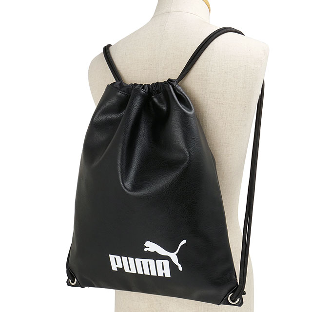 プーマ PUMA ヴィンテージ PUナップサック [J20321 FW25] 10L VINTAGE メンズ・レディース 鞄 リュックサック ジムサック BLACK 正規取扱店