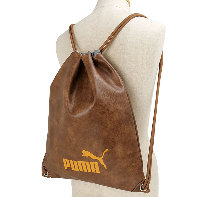プーマ PUMA ヴィンテージ PUナップサック [J20321 FW25] 10L VINTAGE メンズ・レディース 鞄 リュックサック ジムサック BROWN 正規取扱店