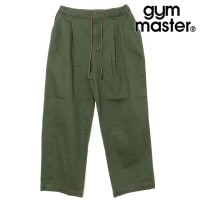 ジムマスター GYM MASTER 10ozストレッチカツラギツータックパンツ [G621747-46 FW25] メンズ ボトムス ロングパンツ クライミングパンツ オリーブ(カツラギ) 正規取扱店