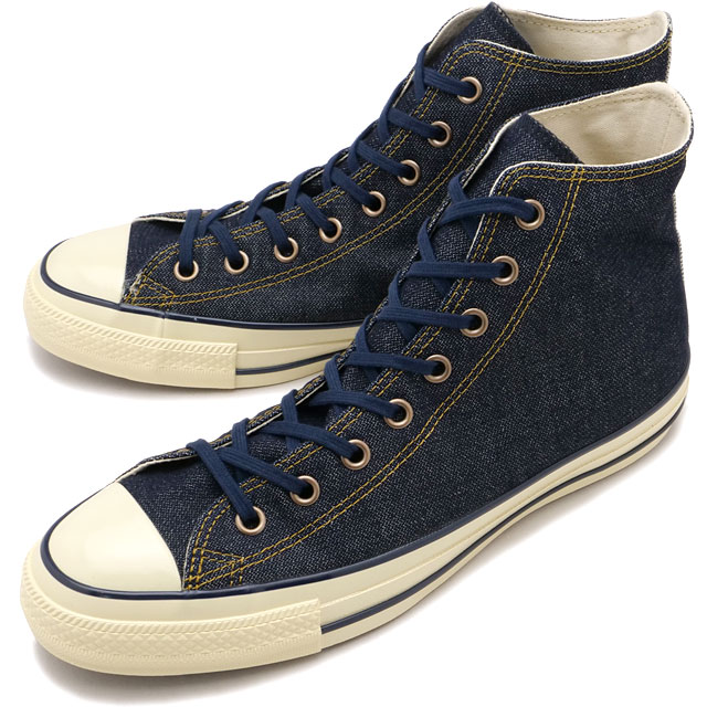 コンバース CONVERSE スニーカー オールスター エイジド BD ハイカット ラングラー [31315590 FW25] ALL STAR AGED BD HI / Wrangler メンズ 靴 シューズ 国産デニム コラボ INDIGO 正規取扱店