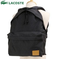 ラコステ LACOSTE カジュアルクロック デイパック [NU5179ZU-000 FW25] メンズ・レディース 鞄 リュック デイパック アウトドア ブラック 正規取扱店|LACOSTE（ラコス