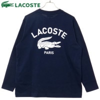 ラコステ LACOSTE PARISロゴヘビーオンスTシャツ [TH9396-99-166 FW25] メンズ トップス 長袖 ネイビー 正規取扱店|LACOSTE（ラコステ スニーカー）
