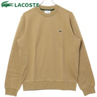 ラコステ LACOSTE エッセンシャルクルーネックスウェット [SH9801-99-02S FW25] メンズ トップス 長袖 プルオーバー トレーナー ベージュ 正規取扱店|LACOSTE（ラコス