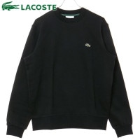 ラコステ LACOSTE エッセンシャルクルーネックスウェット [SH9801-99-031 FW25] メンズ トップス 長袖 プルオーバー トレーナー ブラック 正規取扱店|LACOSTE（ラコス