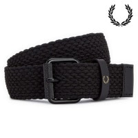 フレッドペリー FRED PERRY メンズ ウーブンエラスティックベルト [BT1249-102 FW25]　フレッド・ペリー FREDPERRY WOVEN ELASTIC BELT 小物 スリム