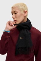 フレッドペリー FRED PERRY ラムスウールスカーフ [C4126-102 FW25]　フレッド・ペリー FREDPERRY LAMBSWOOL SCARF メンズ・レディース 小物 ニットマフ