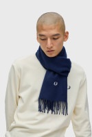 եåɥڥ꡼ FRED PERRY ॹ륹 [C4126-608 FW25]եåɡڥ꡼ FREDPERRY LAMBSWOOL SCARF 󥺡ǥ ʪ ˥åȥޥե顼 ȡ ɴ NAVY 谷Ź