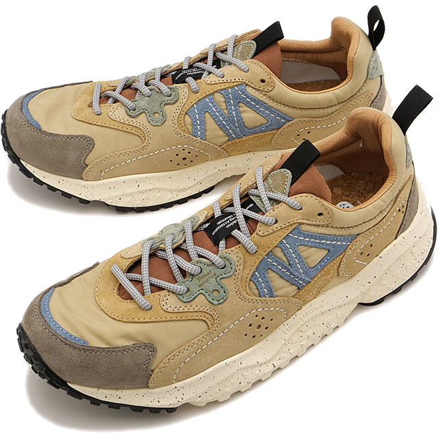 フラワーマウンテン Flower MOUNTAIN スニーカー ソリン [FM127002 FW25] SOLIN メンズ 靴 シューズ フェス アウトドア Gray/Beige 正規取扱店