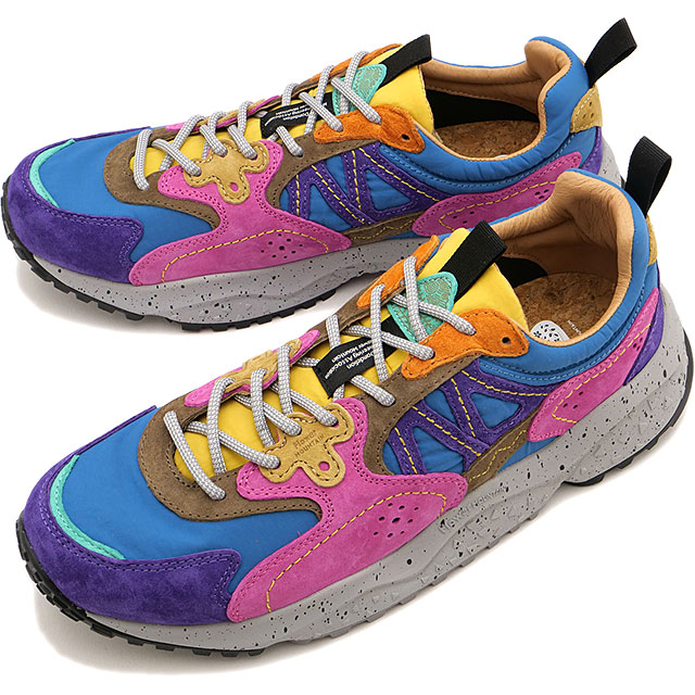 返品送料無料 フラワーマウンテン Flower MOUNTAIN スニーカー ソリン [FM127005 FW25] SOLIN メンズ・レディースシューズ フェス Violet-fuchsia