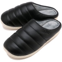 スブ SUBU 冬用サンダル アールイーエコレザー [SR-131 FW25] SUBU Re：ECO LEATHER メンズ・レディース クロッグ キャンプ アウトドア サステナブル BLACK 正