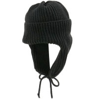 ニューエラ NEW ERA ベーシックカフニット トラッパー [14312173 FW25] BASIC CUFF KNIT TRAPPER メンズ・レディース 帽子 ニットキャップ ブラック 正規取
