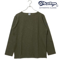 ティージー Tieasy ボートネックバスクシャツ [te001 FW25] HDCS BOATNECK BASQUE SHIRT メンズ トップス 長袖Tシャツ 日本製 オーガニックコットン MIL