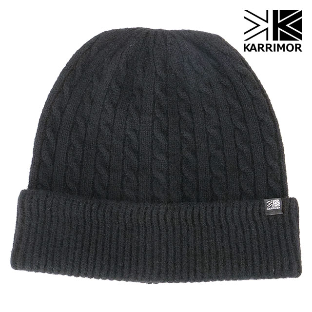 【SALE】カリマー KARRIMOR ウールビーニー [200209-9000 FW25] wool beanie メンズ・レディース 帽子 アウトドア ニットキャップ Black 【メール便配送】 正規取扱店【ts】