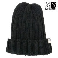 カリマー KARRIMOR フォールデッドビーニー [200218-9000 FW25] folded beanie メンズ・レディース 帽子 アウトドア ニットキャップ Black 【メール便配送】