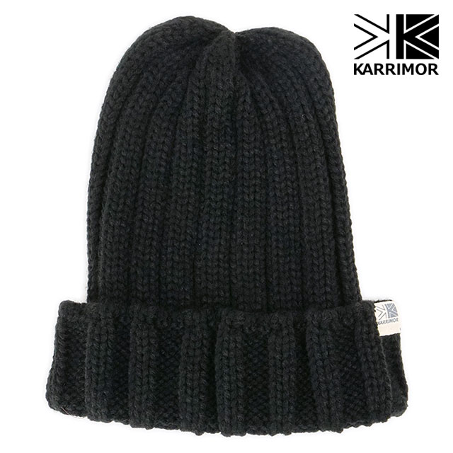 【SALE】カリマー KARRIMOR フォールデッドビーニー [200218-9000 FW25] folded beanie メンズ・レディース 帽子 アウトドア ニットキャップ Black 【メール便配送】 正規取扱店【ts】