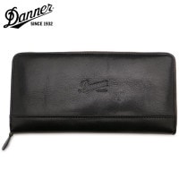 ダナー Danner ラウンド ロングウォレット [B-016/688839-0001 FW25] ROUND LONG WALLET メンズ 長財布 革製 BLACK 正規取扱店|DANNER（ダナ