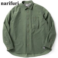 ナリフリ narifuri NFC ピグメントメッシュシャツ [NF4059-059 FW25] メンズ トップス 長袖 ストレッチ アウトドア カジュアル D.OLIVE 正規取扱店|narifur