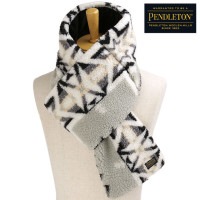 ペンドルトン PENDLETON ボアマフラー [PDT-000-253023 FW25] BOA MUFFLER メンズ・レディース フリース ストール ネックウォーマー ジャガードボア GREY 