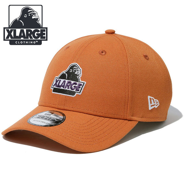 エクストララージ XLARGE ニューエラ コラボ スランテッドOG 6パネルキャップ [101251051013 SS25SPOT] XLARGE × NEWERA SLANTED OG 6PANEL CAP メンズ・レディース x-large エックスラージ 帽子 サイズ調整可能 ORANGE 正規取扱店